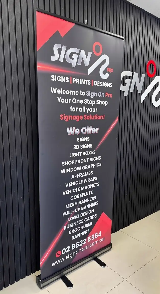 Pull Up Banners by Sign On Pro